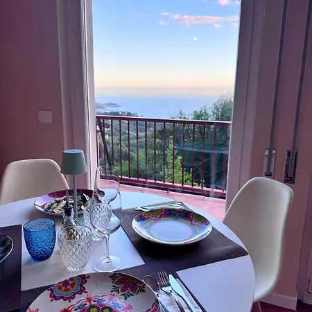 Casa Lerici Panoramic Sea View, Pool & Terrace Appartamento